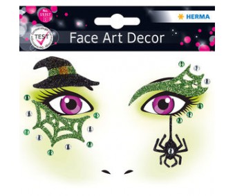 Näokleebis Herma Face Art Decor -  nõid